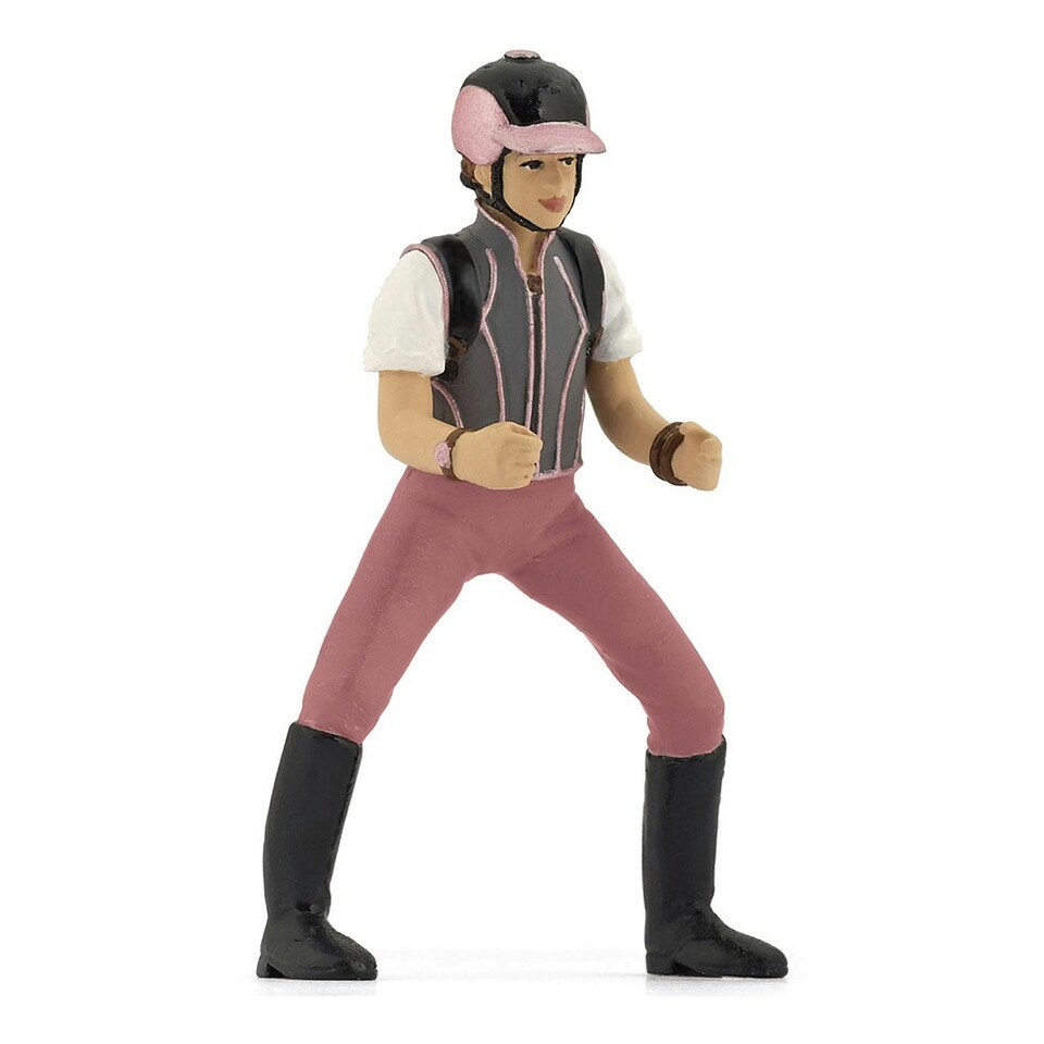 image 1 of PAPO Horse and Ponies Young Trendy Riding Girl Toy Figure