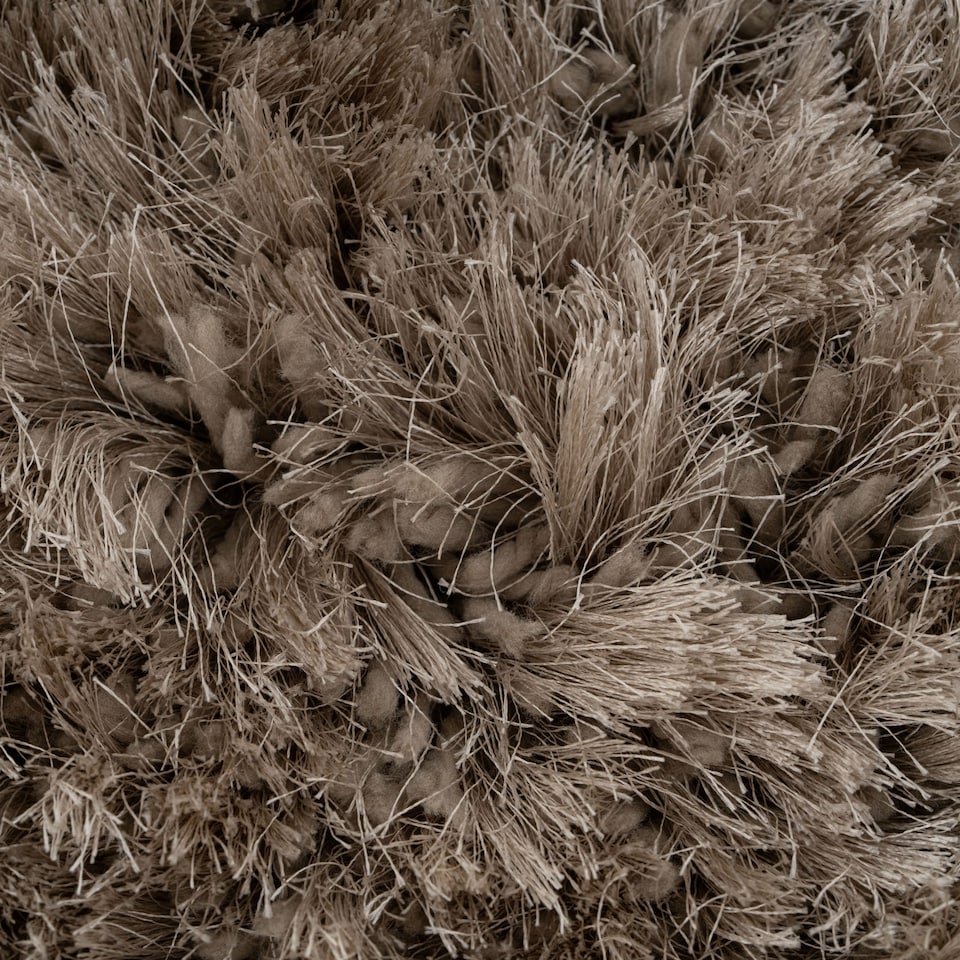 image 1 of Grey Beige Soft Shaggy Fluffy Living Area Rug | Cream | Beige | 160cm x 230cm