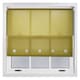 image 3 of FURNISHED Roller Blinds Daylight Round Eyelet Light Filtering Easy Fit Trimmable Window Blind | Green | Green | (W) 155cm x (L) 165cm