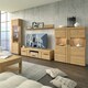 image 3 of Cortina Low Wide 2 Door Display Cabinet in Grandson Oak