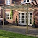 image 2 of Wall Mounted Garden Pergola - Wood - L240 x W420 x H270 cm - Light Green