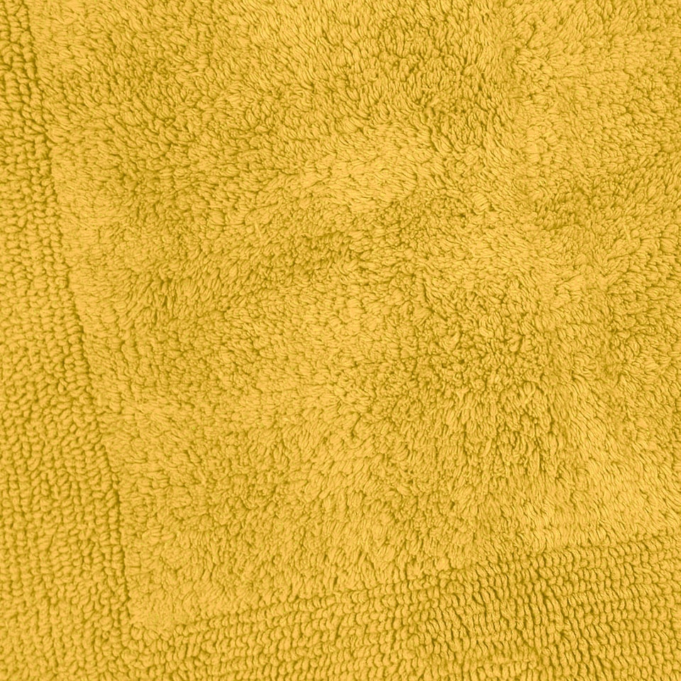 image 1 of Heavyweight Reversible Bath Mat Rug 53 x 85cm - Mustard