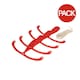 image 1 of Agrimark Sheep Prolapse Spoons (Pack of 4) - Red - One Size