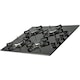 image 6 of SIA GHG612BL 60cm Black 4 Burner Gas On Glass Hob With Enamel Pan Stands & FFD