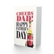 image 2 of Cheers Best Fathers Day Beer Bottle Fathers Day Dad Card