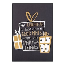 Hallmark Christmas Card 'Family and Friends' - Medium