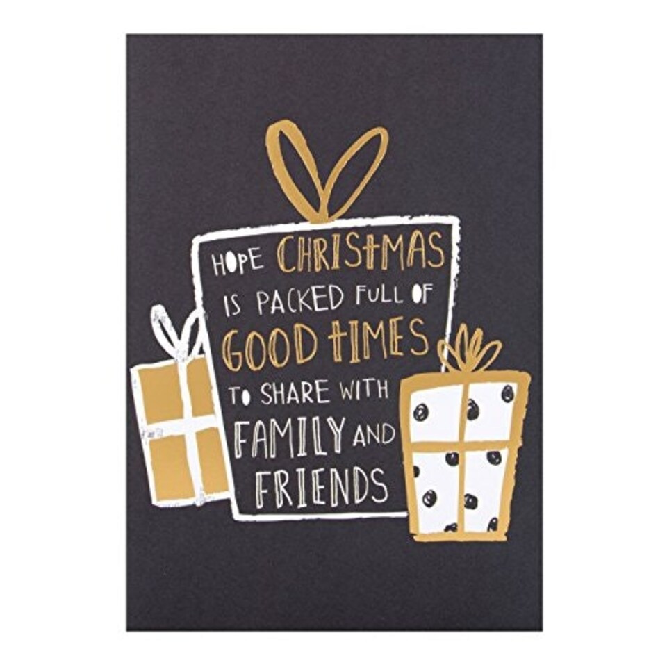 image 1 of Hallmark Christmas Card 'Family and Friends' - Medium