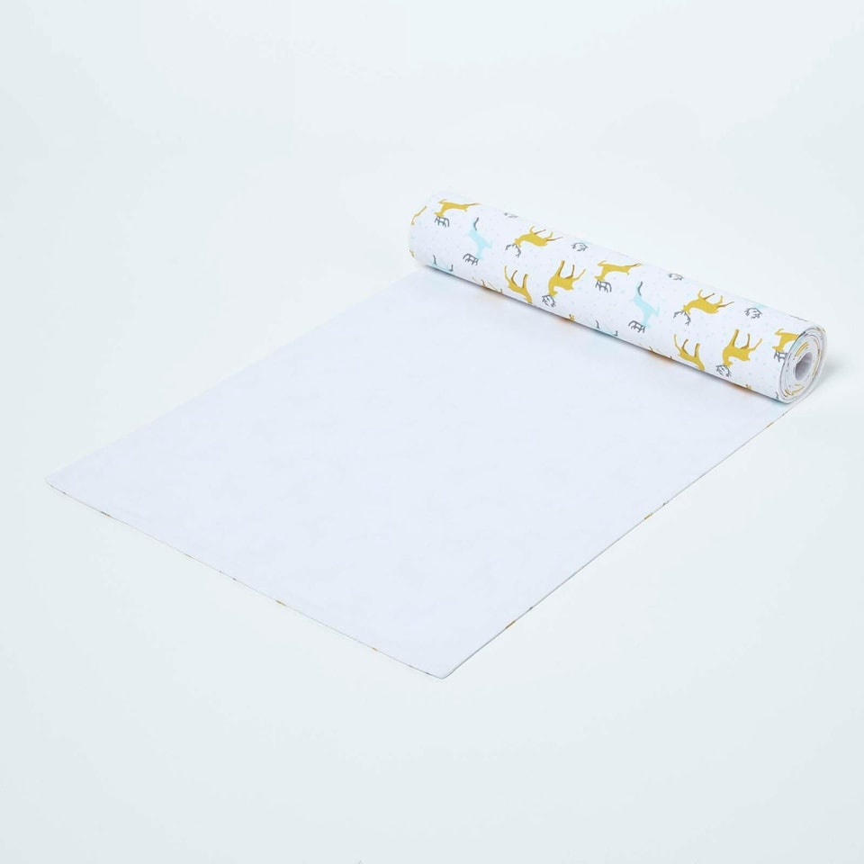 image 1 of Homescapes Majestic Stag Grey Christmas Table Runner - 35 x 250 cm Grey