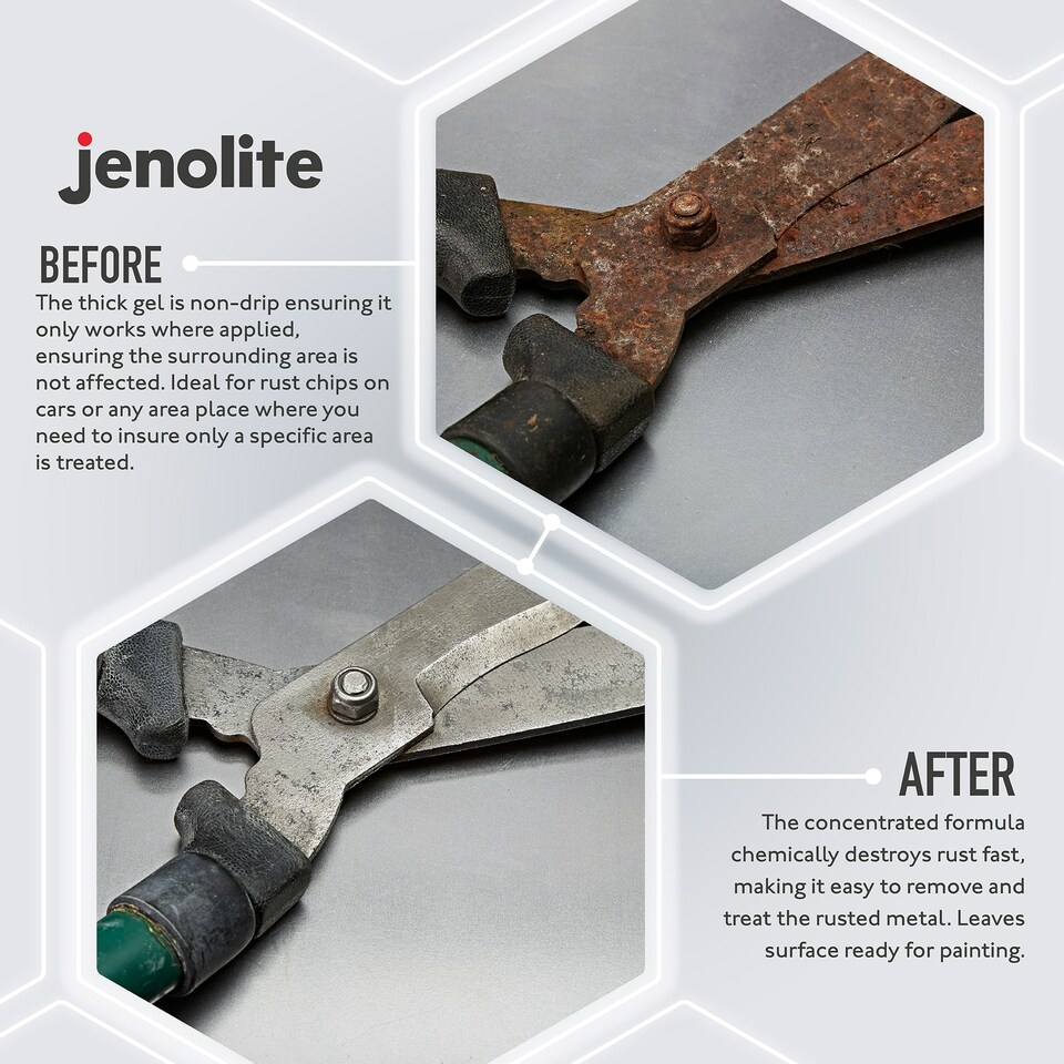 image 1 of Jenolite Back 2 Bare Metal Concentrated Rust Remover Gel - 5l