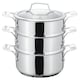 image 1 of Stellar Premium 24cm 3 Tier Steamer Set