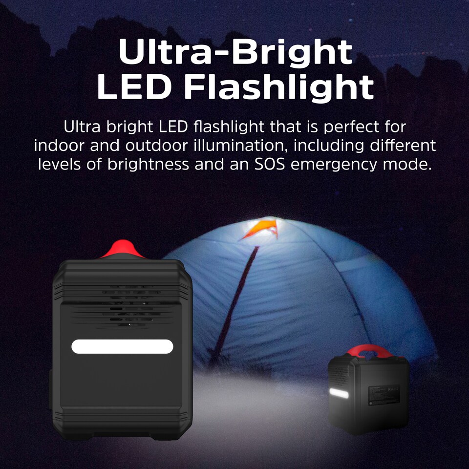 image 1 of Energizer 550Wh Power Station Black