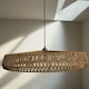 image 7 of CGC 70 cm Extra-Large Natural String Woven Round Easy-Fit Lampshade | Brown | Natural | 70 cm