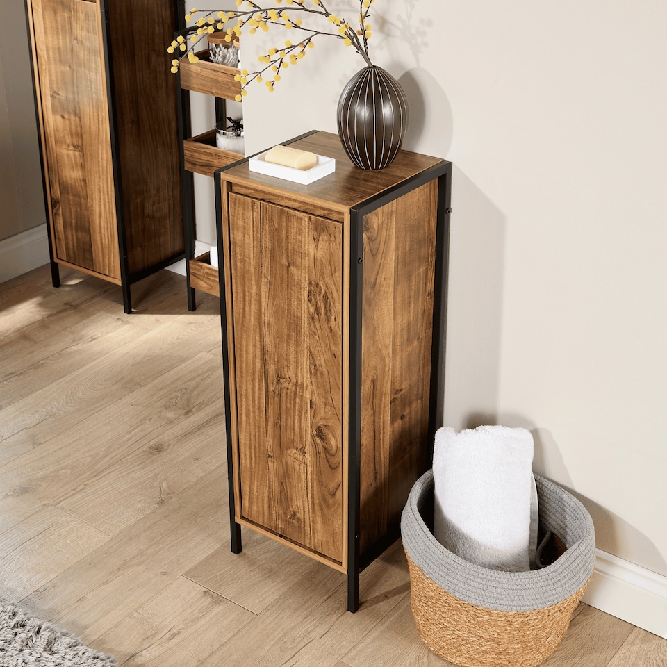 image 1 of Locastra Bathroom 3 Tier Floor Cabinet Storage Organiser Frame Modern