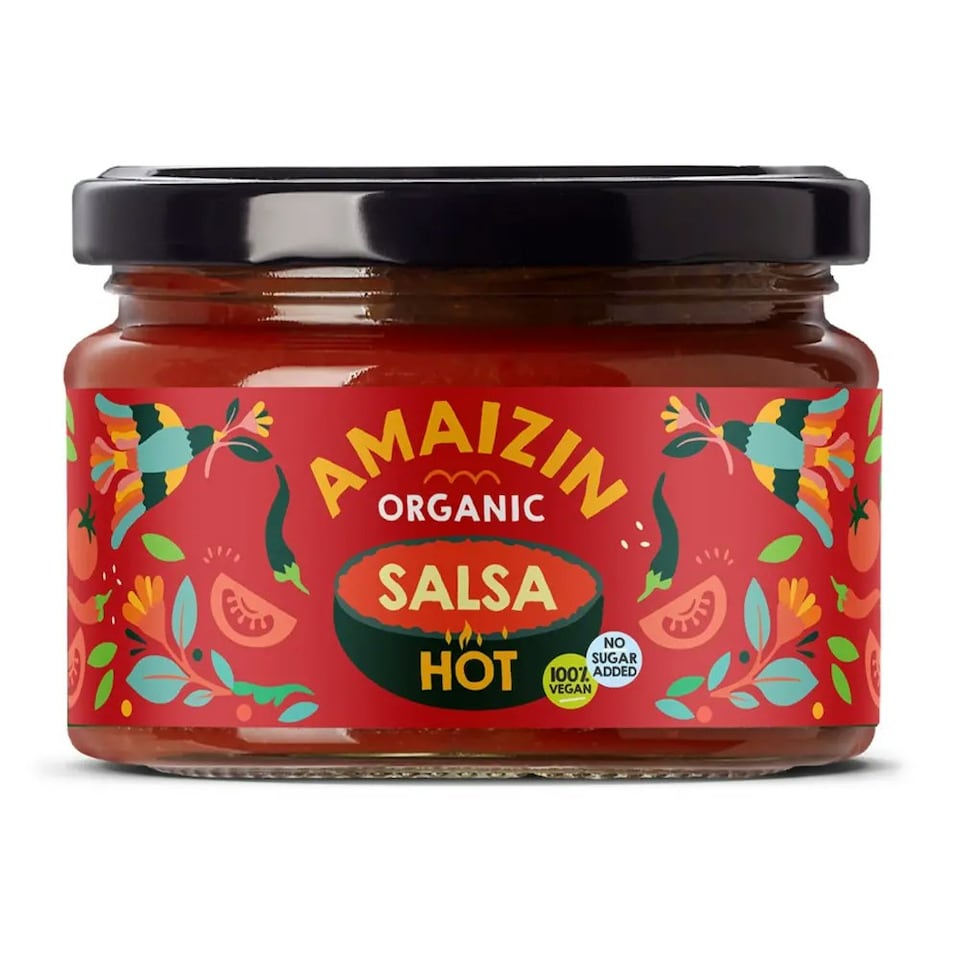 image 1 of Organic Salsa Hot Dip 260g (Amaizin)
