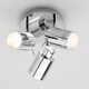 image 3 of BHS Hector Bathroom Ceiling Spotlight Plate | Silver | Chrome | 1