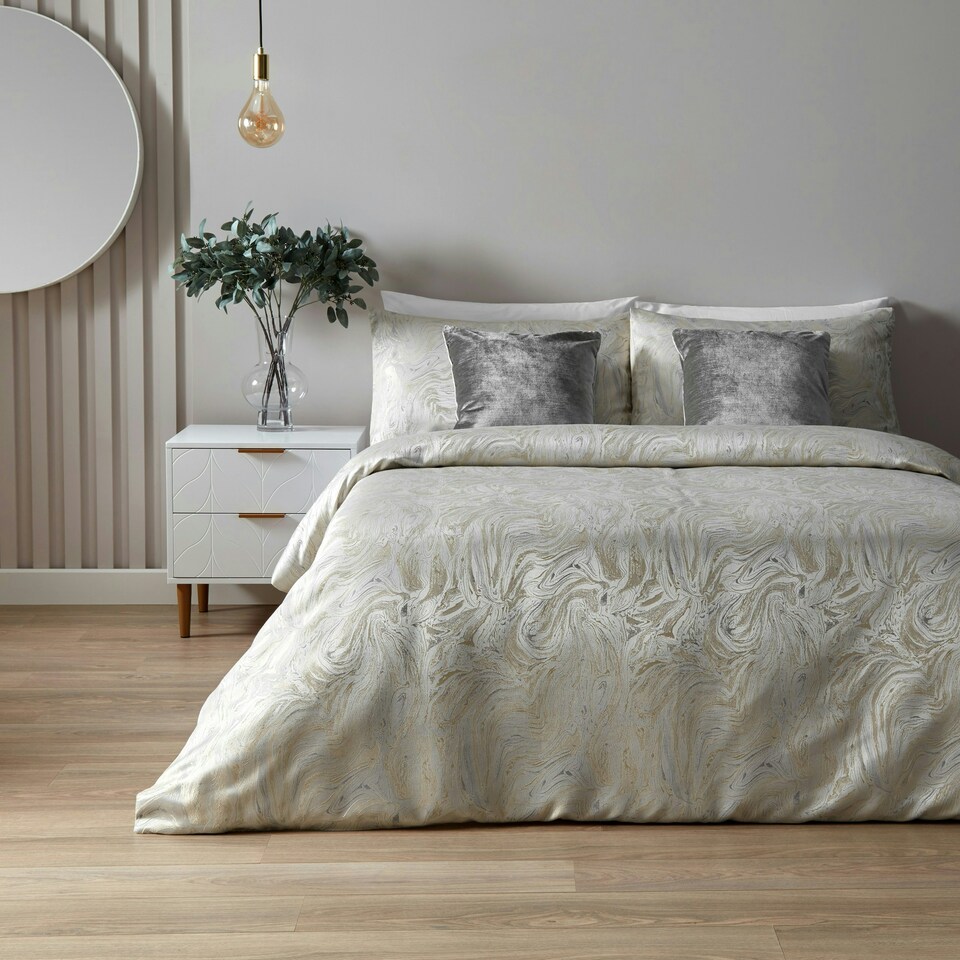 image 1 of Paoletti Marble King Duvet Cover Set