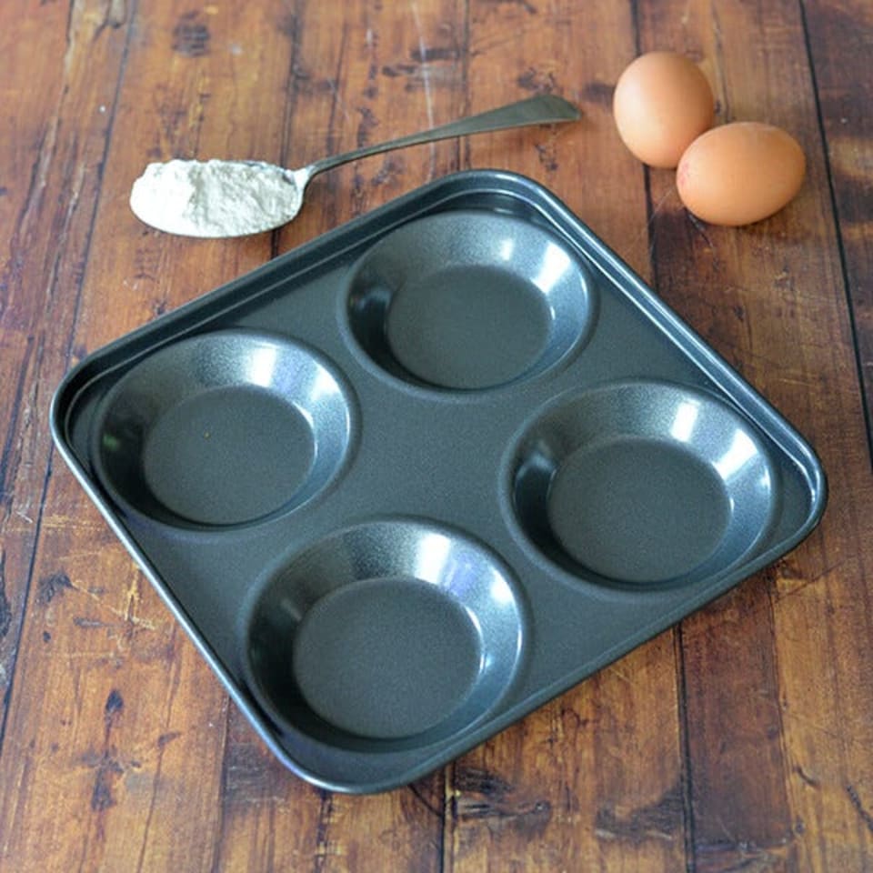 image 1 of Stoven Non-Stick 24cm 4 Hole Yorkshire Pudding Pan