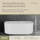 image 7 of Contemporary Back To Wall Freestanding Bath 1700mm x 750mm | White | White | 1700 x 750 x 590mm