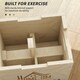 image 5 of HOMCOM 3-in-1 Wooden Plyo Box for Home Gym, Workout Training, Natural