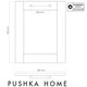 image 7 of Pushka Home Solid Brass Knurled Bar Handle 224mm - Antique Gold