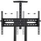 image 5 of Yaheetech Adjustable Mobile TV Trolley with Lockable Wheels