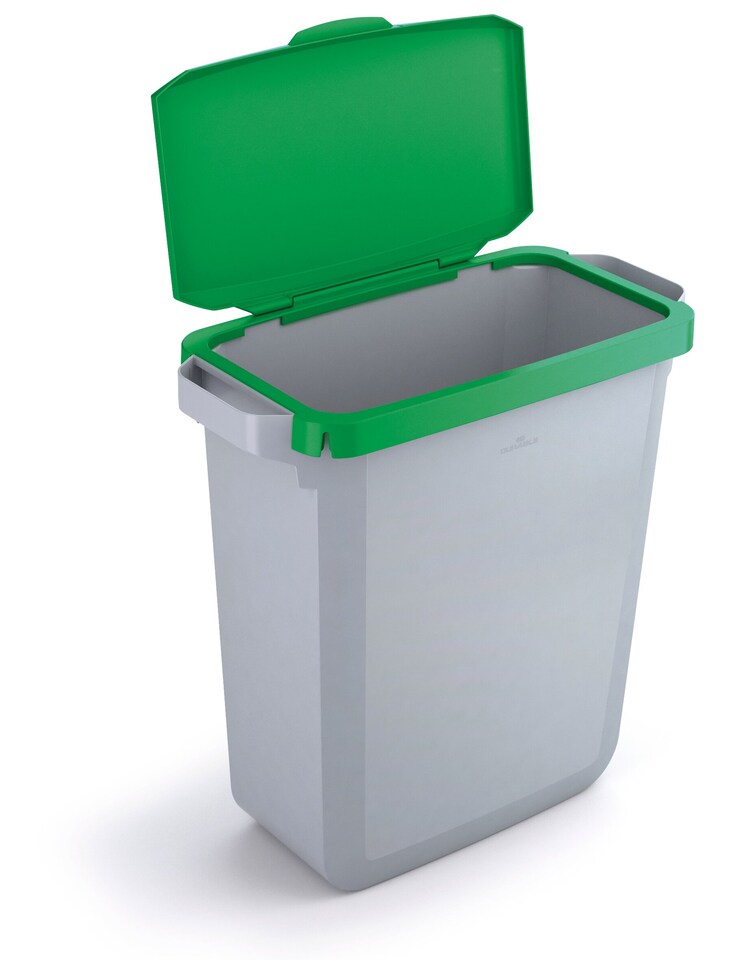 image 1 of Durable 60L Hinged Bin Lid ECO Green | Recycling Bin Lid | DURABIN | Green