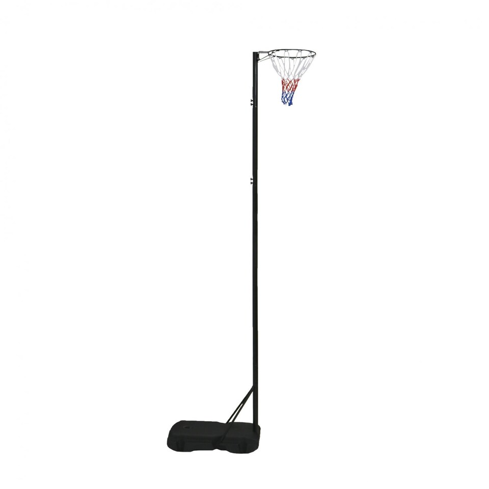 image 1 of Pro Spec Adjustable Netball Net Post - Black 3.05m