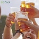 image 5 of ECONX 10oz Plastic Half Pint Cups Clear Reusable Beer Glasses For Pub Beach Parties 50pc