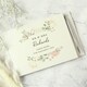 image 1 of Personalised Floral Watercolour Hardback Guest Book & Pen