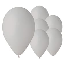 Grey Biodegradable Latex Balloons 33cm / 13 in - Pack of 50