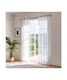 image 2 of Sheer Eyelet Voile Curtains in White | White