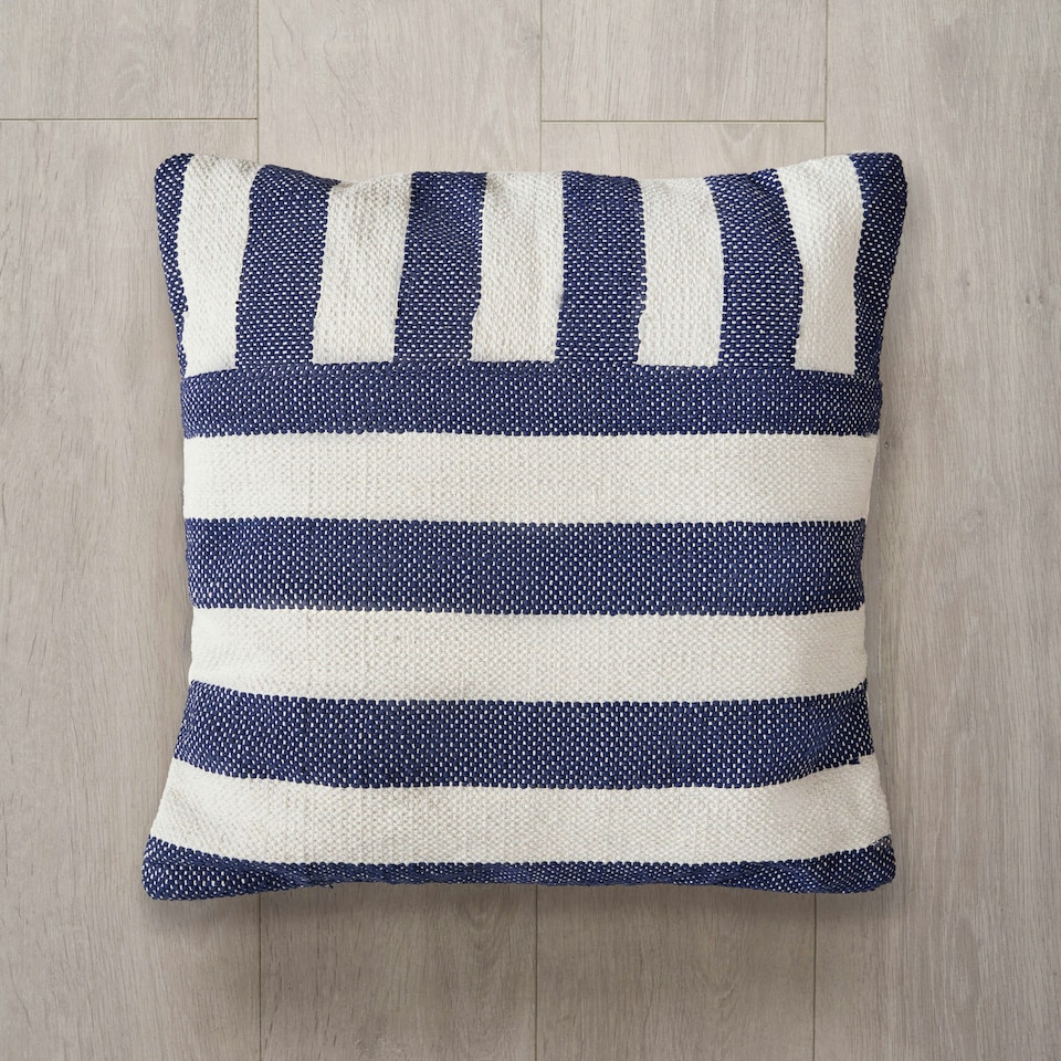 image 1 of BHS Tino Cushion, Navy Blue | Navy
