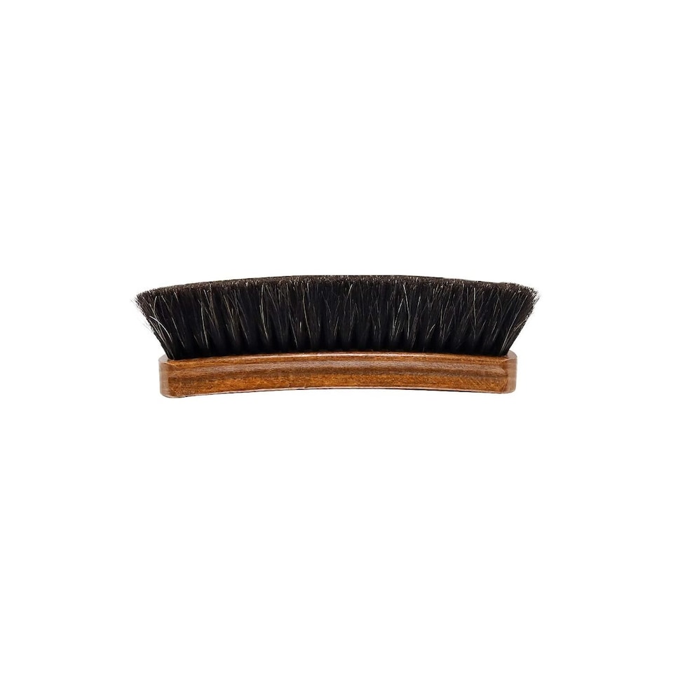 image 1 of BIRCH Horsehair Brush Medium - For Boot and Shoe Polish Application 15cm | Black | Black