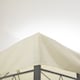 image 8 of Outsunny 3x4m Gazebo Replacement Roof Canopy 2 Tier Top UV Cover Patio Cream