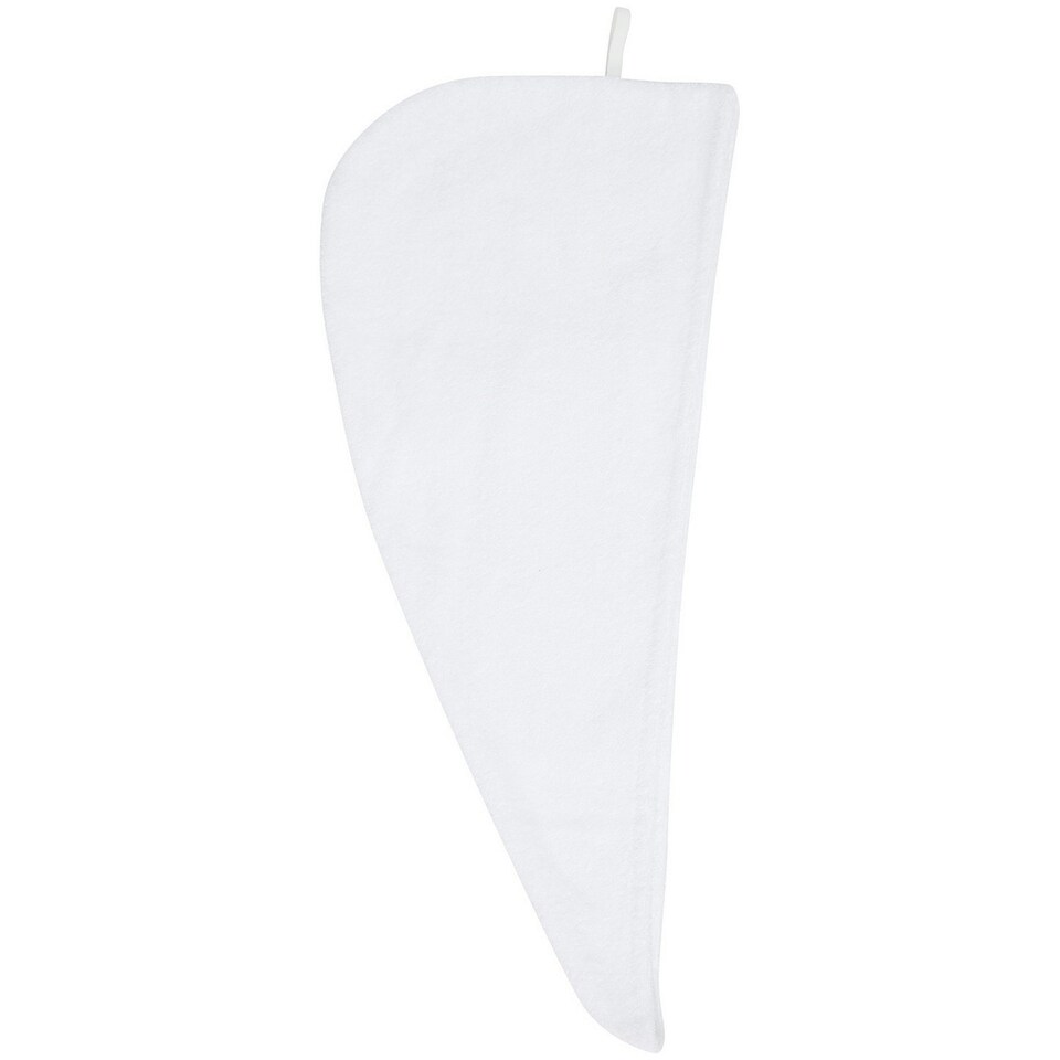 image 1 of Towel City Hair Wrap Towel - White - One Size (UTRW8596) White | One size