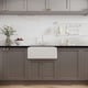 image 2 of 595mm - Single Bowl Fireclay Butler Kitchen Sink -  Overflow, Mixer Tap  & Waste