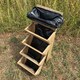 image 5 of 5 Tier Stepped Wooden Garden Flower & Herb Planter - Pack of 2