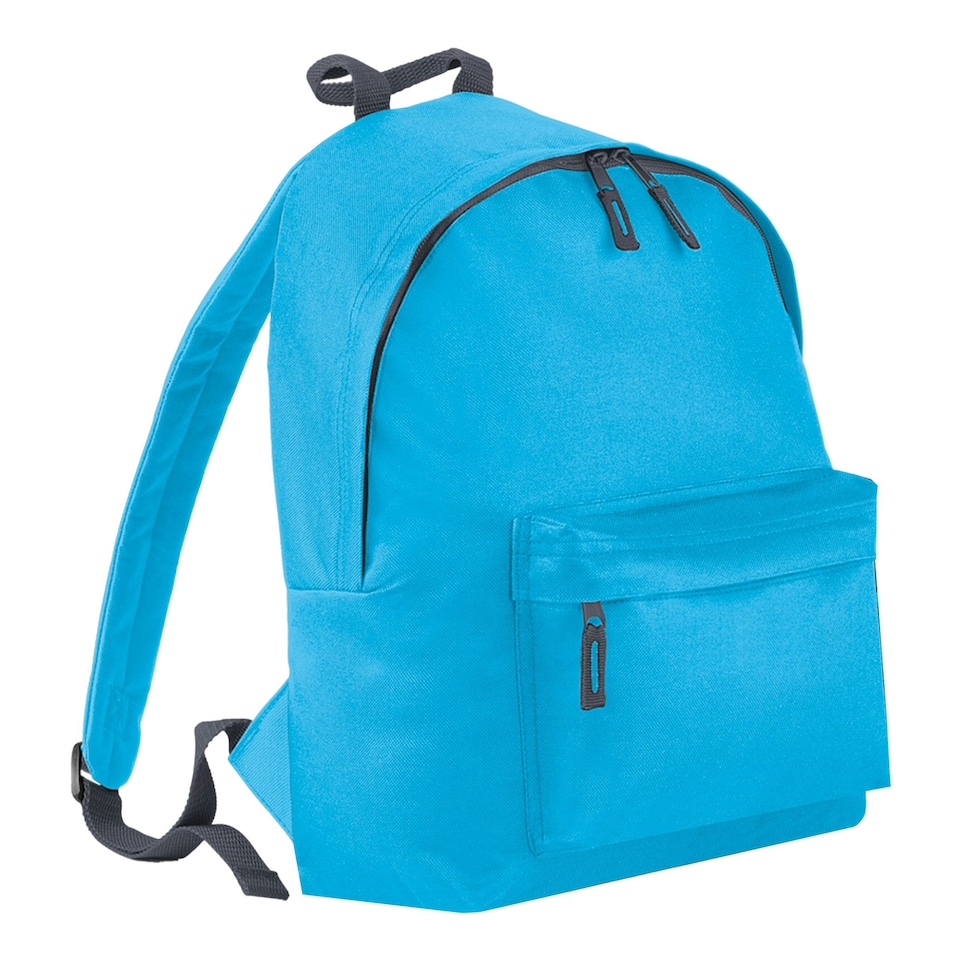 image 1 of Bagbase Childrens/Kids Fashion Backpack - Surf Blue/Graphite - One Size