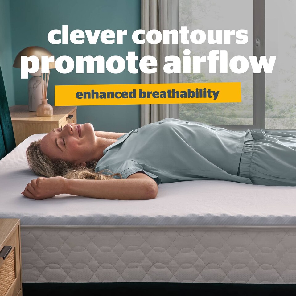 image 1 of Silentnight Orthopaedic Mattress Topper, 3cm Thick