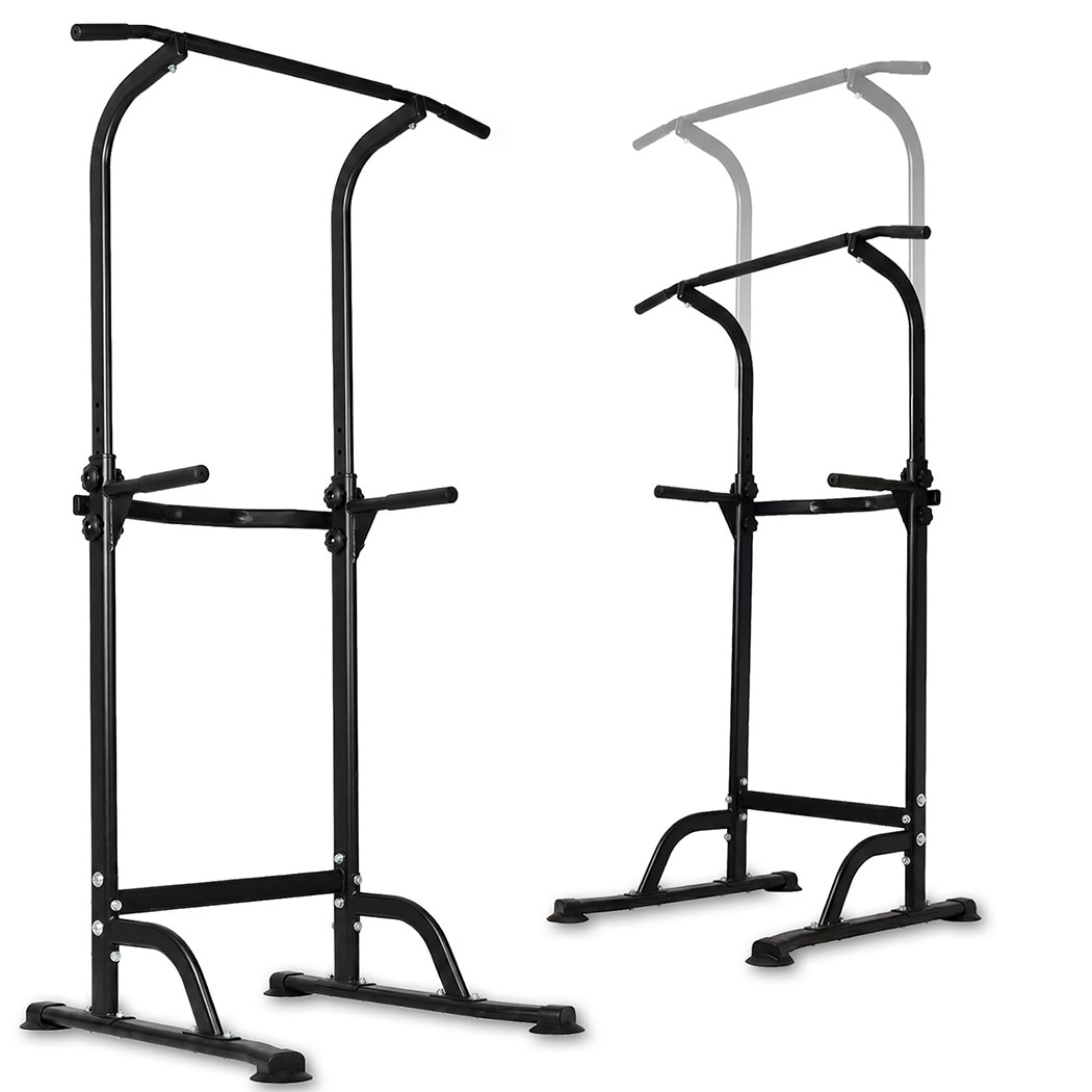 Centra Pull Up Station, 9-Height Adjustable, 150kg Carbon Steel, Black