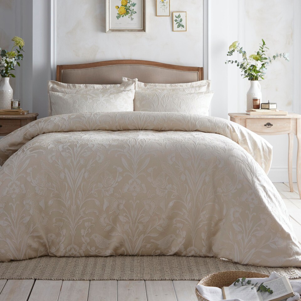 image 1 of Appletree Elysia Duvet Cover Set Champagne