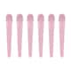 image 2 of Brushworks Sectioning Clips Pack of 6, PETA-Approved Cruelty-Free | Pink
