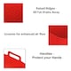 image 8 of SPARES2GO Rectangular Non-Stick Silicone Basket Drawer Liners for Air Fryer (Pack of 2, Red)