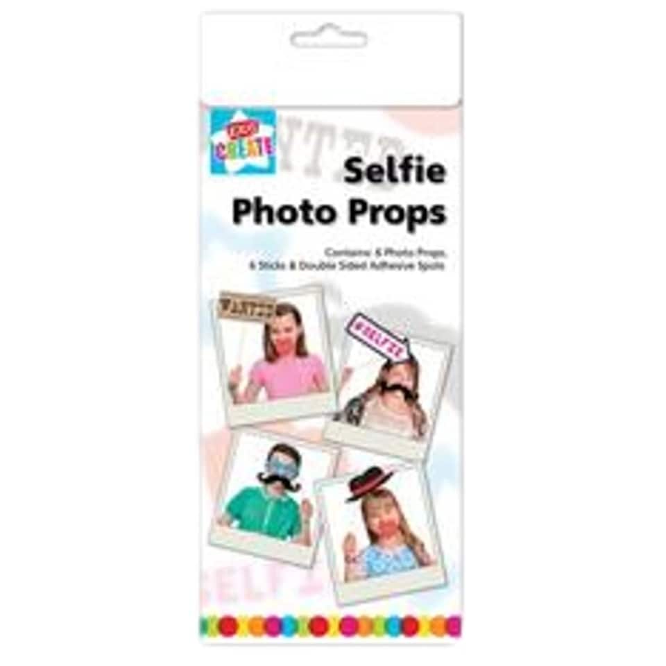 image 1 of Selfie Photo Prop Set