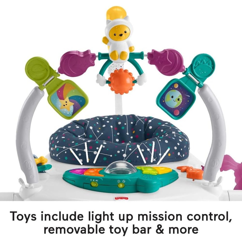 image 1 of Fisher Price SpaceSaver Jumperoo Activity Centre