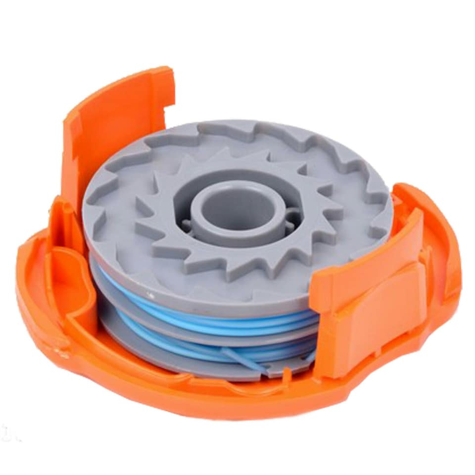 image 1 of SPARES2GO Spool Line + Cover Cap compatible with Flymo Strimmer Trimmer