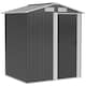 image 1 of Outsunny 5ft x 4.3ft Outdoor Metal Storage Shed with Sliding Door