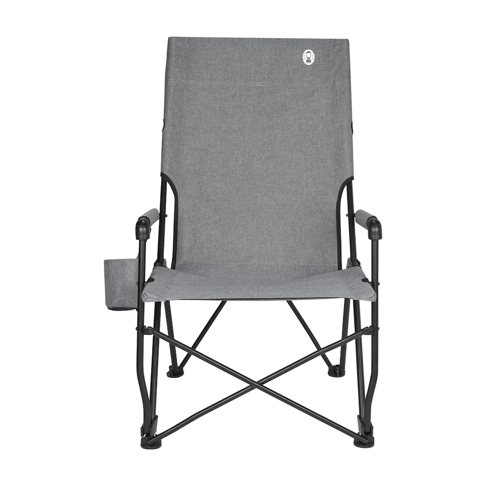 image 1 of Coleman Forester Sling Chair with Drinks Holder - Black N/A