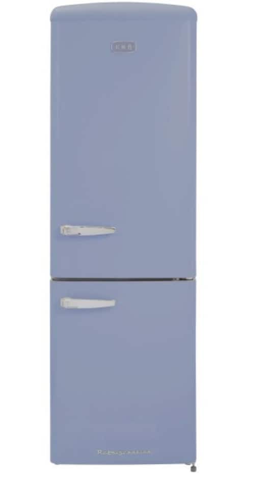 image 1 of CDA FLORENCE SEA HOLLY - Blue Freestanding 60/40 Frost Free Fridge Freezer