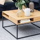 image 4 of Willford Coffee Table in Oak & Black
